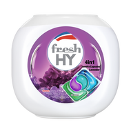 🇲🇾 Fresh HY Walch 60pcs 4in1 Gel Capsule Pod Laundry Detergent Fabric Fragrance Antibacterial