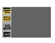 家用辦公高清4K簡易折疊金屬抗光幕布移動便攜投影儀機軟幕簡易款110寸16:9（寬2.43米*高1.38米）