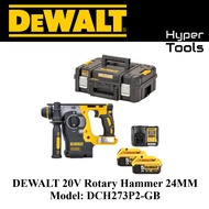 DEWALT 20V Rotary Hammer 24MM  (Model: DCH273P2-GB) *Include 1X Charger & 2pc 5.0Ah Battery*