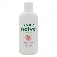 Kracie naive Body Soap 80ml Peach Leaf Extract  ครีมอาบน้ำ สูตรพีช