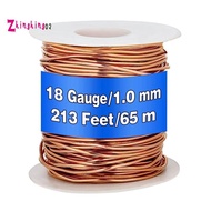 18 Gauge/ 1 mm Diameter, 213 Feet/ 65 M, 1 Pound Spool Pure Copper Wire