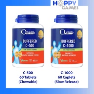 *C-500 or C-1000 OPTION* Ocean Health Vitamin C Buffered C-500 C-1000 Vitamins (60s)