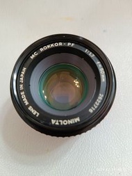 Minolta MC Rokkor 50mm f1.7