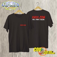 kaos - T-shirt XNXX.COM PRIA PUNYA SELERA cewek/cowok distro trending keren viral mantul terbaru bis