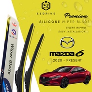EZDRIVE Premium Silicone Soft Wiper Blade for car model Mazda 6