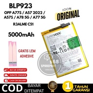 OPP0 A77S BATTERY / A57 4G 2022 / A57S / A77 5G / A78 5G / A97 5G / REALME C51 BLP923 ORIGINAL