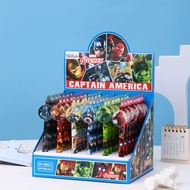 ☆6Pcs/Set☆Marvel Avengers Patch Ballpoint Pen Gel Pen Black Pen Ball Pen Cute Pen Stationery Station