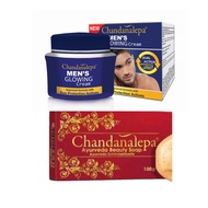 CHANDANALEPA MEN CREAM COMBO SKINCARE AYURVEDA (chandanalepa krim combo set)