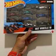 Hotwheels 10 pack F1 Formula 1 regular diecast