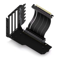 EZDIY-FAB High-Speed RGB Vertical GPU Mount with Riser Cable for Full-Opened PC - New 90 Degree Conn
