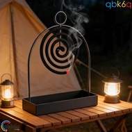 QBK6Q Incense Holder, Portable Rustproof Mosquito Coil Stand, Modern Heat Resistant Hanging Anti Sca