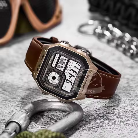 Casio watch Explosion watch men set luxury LED military digital watch sport relogio masculino AE-120