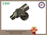 AS-Schneider Overpressure ตัวป้องกันเกจ PN400 0.4-2.5 BAR