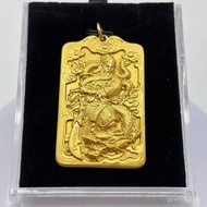 Style Vietnam Hanging Authentic Inheritance Burning Fade Brand Non-Sand Gold Guan Gong Burst Gold St