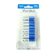 VONIKO ถ่านอัลตร้าอัลคาไลน์ ถ่าน AAA ถ่านใส่นาฬิกา LR03 1.5 โวลต์ (16 ก้อน/แพ็ก)