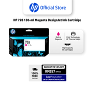HP Original 728 Magenta Ink Cartridge F9J66A 130ml  Compatible with DesignJet T730 T830 Plotter Prin
