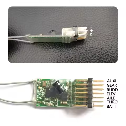 Spektrum AR6100e DSM2 6 Channel 2.4GHz Receiver RX Anti-Interference DX6i DX7 DX8 DX9 Shrink-Packagi