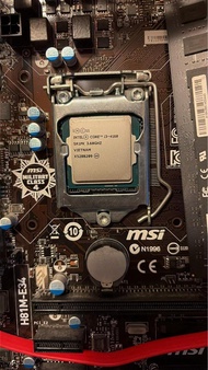 MSI H81M-E34 主機板配Intel Core i3-4160 CPU