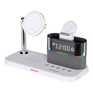 Magnetic 3-in-1 Wireless Charger25W Suitable for Apple1516pro Desktop Base Stand Foldable Wireless C