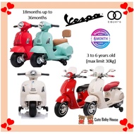Koopers Original Mini Vespa Electric Ride-On / Original Vespa 946 6V Electric Ride-On | EN71 Approve