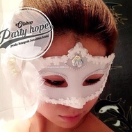 PUTIH For Sale White Party Masks/Party Masks/Face Masks/Feather Masks/