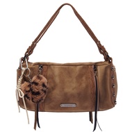 กระเป๋าสะพายข้างผ้าขนสัตว์แบบมีกระเป๋าหลายช่องความจุขนาดใหญ่ ParoParo Alice in Wonderland กระเป๋าถือ