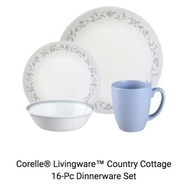 US Corelle Dinner Set 16pc Dinner Set -terrazzo , winter frost , delano, city block, country cottage, cordoba