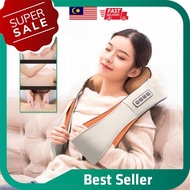 [ MALAYSIA READY STOCK ] U Shape Heating Shiatsu Body Shoulder Neck Massager Urut Leher Tulang Belak