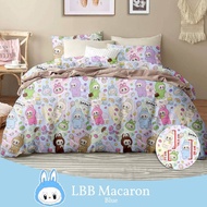 LOKAL KATUN Premium Local Cotton Bed Sheet Set POLOS Size 140x200 Queen 160x200 King 180x200 Extra K