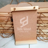 SidsWood [PKTV5R] Vintage Jute Rope Business Package Size 5R 12.7x17.8 Cm Per 50 pcs Aesthetic Dutch