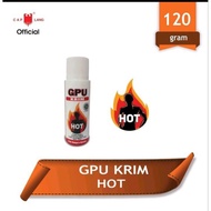 Gpu Cream 120gr - GPU Hot Cream - GPU Rub Massage Massage Massage - GPU Antem Cap Lang 120gr