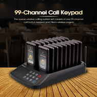Wireless Calling System Restaurant Mesin Antrian 18 Pager