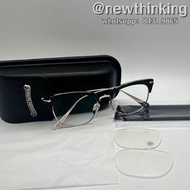 客訂分享:CHROME HEARTS 克羅心眼鏡 型號：SLUNTRADICTION 黑玫金色 +1.56鏡片 光致變色（灰）眼鏡框 光學鏡架