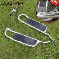 one pair Motorcycle rear foot accessories CG125 CG150 CG200 Pearl River ZJ125 rear pedal anti-scaldi