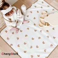 Waterproof Baby Diaper Pad Washable Changing Mat Urine Mat - Foldable Cartoon Mattress Bedsheet Protector 90*70CM