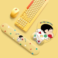 Crayon Shin-Chan 3D Memory Foam Keyboard Pad Hand Guard 3D Mouse Pad Wrist Guard Anime Cartoon Wrist Guard Pad Silicone Soft Pad