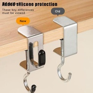 [BlF] 360° Rotatable Steel Table Hooks - Detachable, Non-Destructive Installation For Office Desks, 