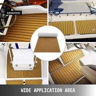 Foam Teak Decking EVA Foam Marine Flooring Faux Boat Decking Sheet Accessories Marine Brown Black 240X 45cm Brown