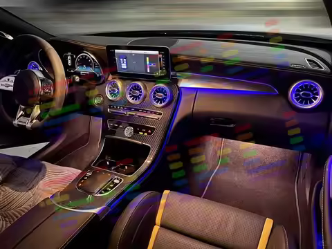 LED Interior Ambient Light Co-driver For Mercedes-Benz W205/X253 C/GLC Class C43 C63 C/GLC200 C/GLC2