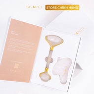 [CHÍNH HÃNG] Combo Massage Mặt Guasha & Thanh Lăn + Tặng Oil Hữu Cơ - Nâng Cơ Trẻ Hoá Cao Cấp đạt Ki