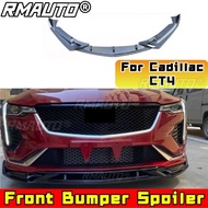 For Cadillac CT4 Car Front Bumper Lip Splitter Diffuser Spoiler Bumper Guard Car Accessories for Cad