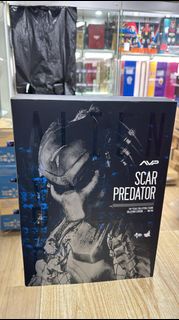 (N)開封品 Hottoys MMS190 AVP Scar Predator 異形戰場 刀疤終極戰士