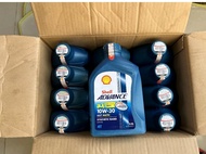OLI MOTOR MATIC SHELL ADVANCE AX7 800ml.   1 DUS ISI  12 PCS OLI SHELL