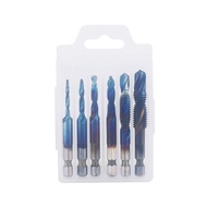 Chuôi lục giác Bộ công cụ M3 M4 M5 M6 M8 M10 cho nano phủ màu xanh dương khoan Tap Bộ đầu