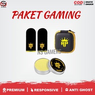 Pack of 3 Gaming Thumb Covers Ap King Andra Gz Anti-Sweat Finger Touch Game Premium Gamepad Joystick