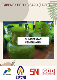 Tabung gas LPG kosong 3kg Baru tanpa isi gas