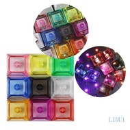 LIDU1 Engraved Keycap 1U XDA2 Keycap 9 3mm Keycaps 1 6mm Thickened Backlit Keycap Set for Mechanical