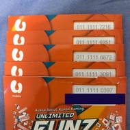 U MOBILE umobile prepaid SIM VIP number 011 1111 XXXX