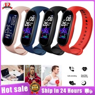 Remix Digital Store M5 Plus Smart Bracelet Heart Rate Health Waterproof Smart Watch M5 Bluetooth Watch Wristband Fitness Tracker for Men Women Sport Watch For iOS Android