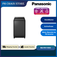 PANASONIC 11.5KG - 17.5KG STAIN CARE TOP LOAD INVERTER WASHING MACHINE | NA-FD115X3BT NA-FD135X3BT N